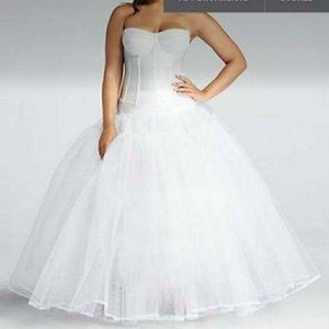 David's Bridal Extreme Ball Gown Slip Petticoat 1x